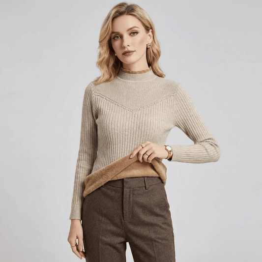 Suéter Feminino Peluciada Gola Clarice