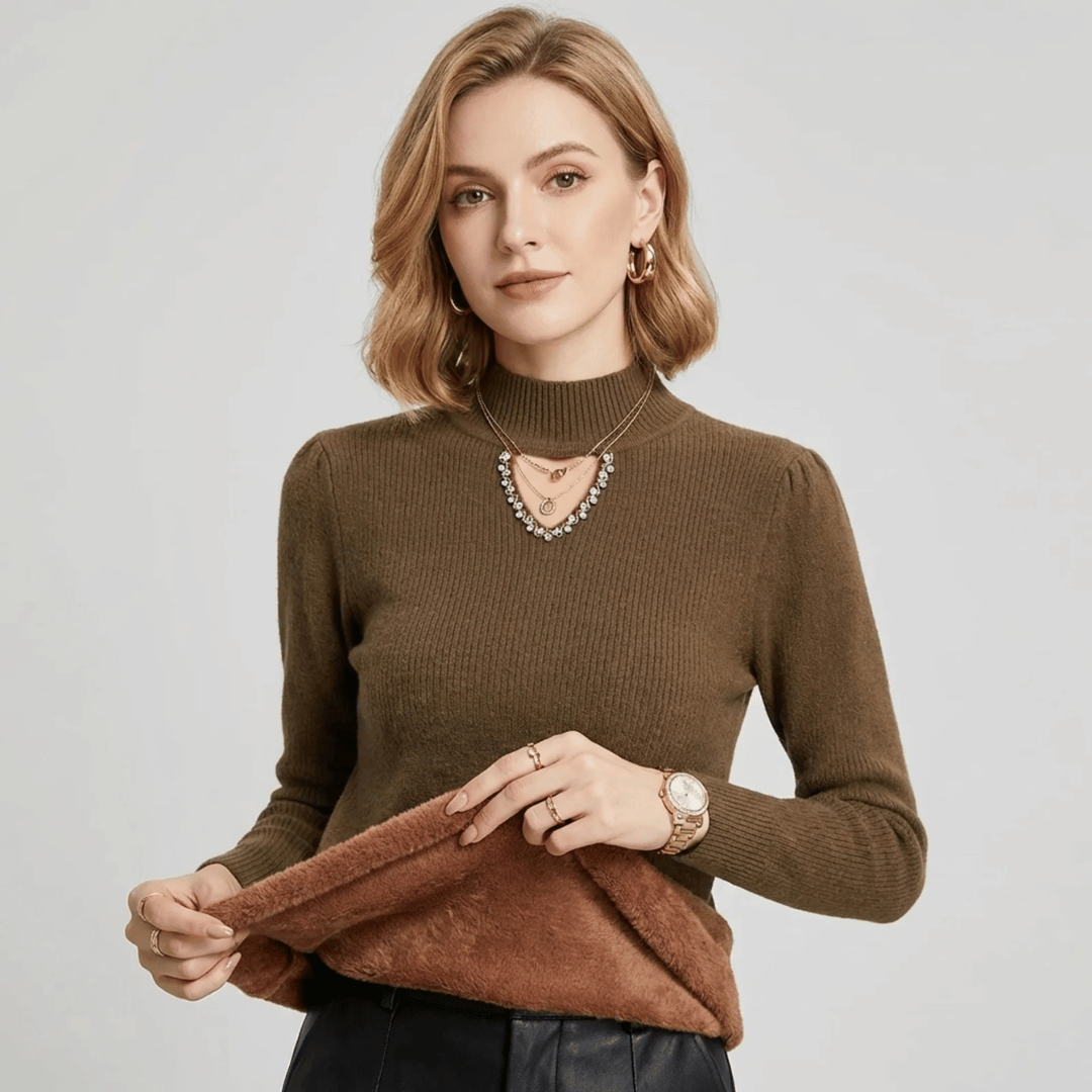 Suéter Feminino Peluciado Diamante
