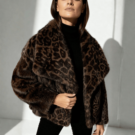 Moletom Feminino Animal Print Peluciado