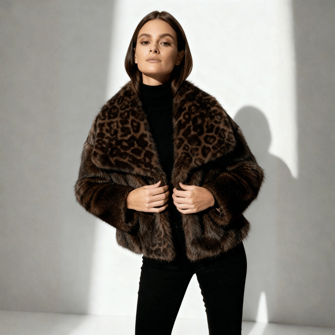 Moletom Feminino Animal Print Peluciado