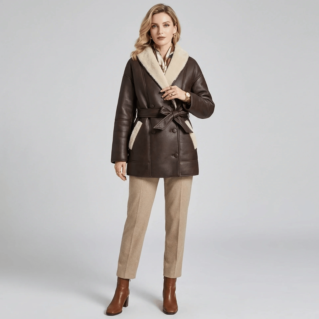 Moletom Feminino Couro Forrado Premium