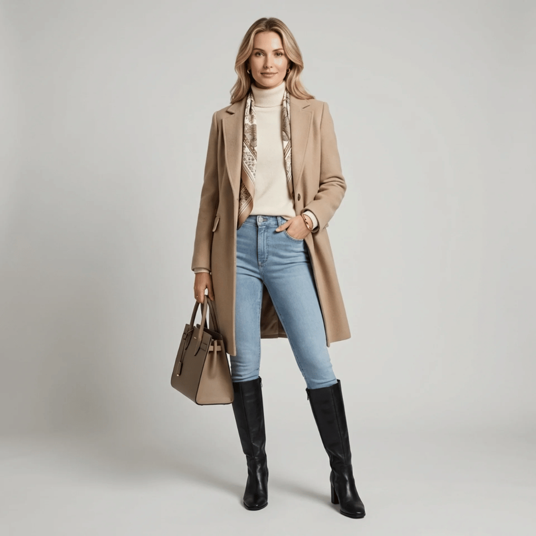 Calça Jeans Feminina com Elastano Peluciada