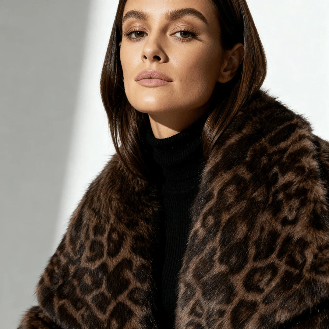 Moletom Feminino Animal Print Peluciado