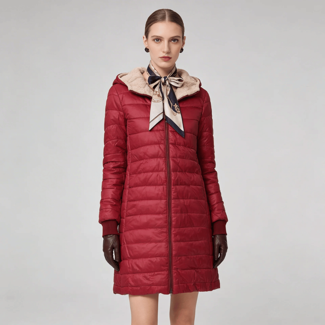 Moletom Feminino Puffer Longo Peluciado