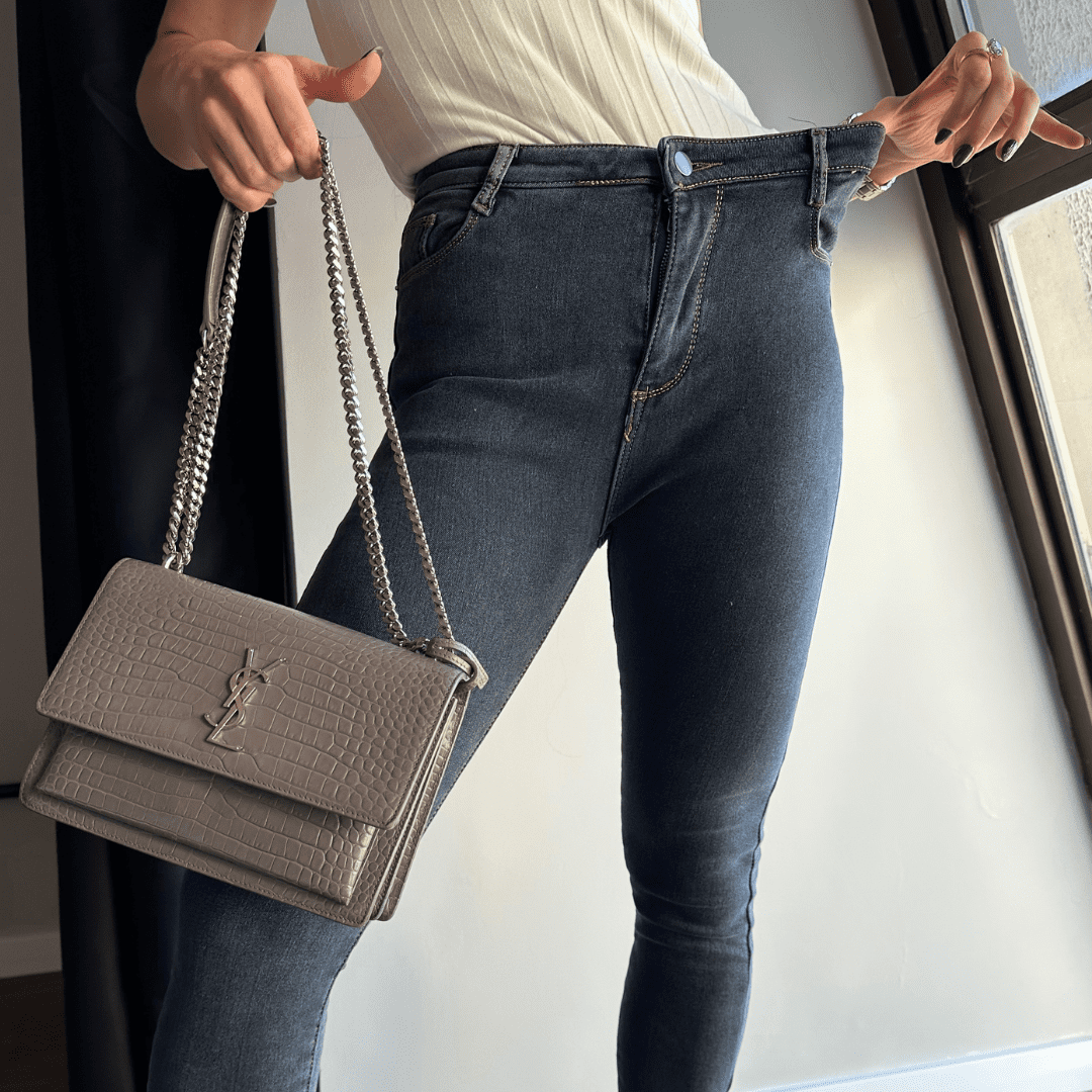 Calça Jeans Feminina com Elastano Peluciada