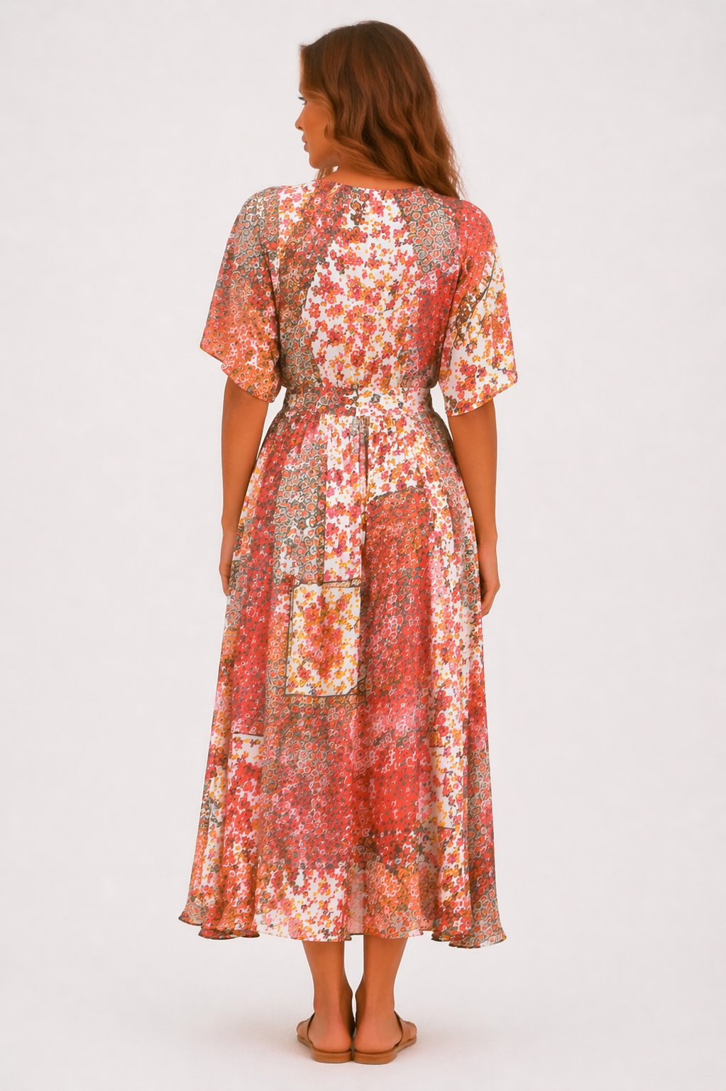Vestido Brisa Floral do Deserto