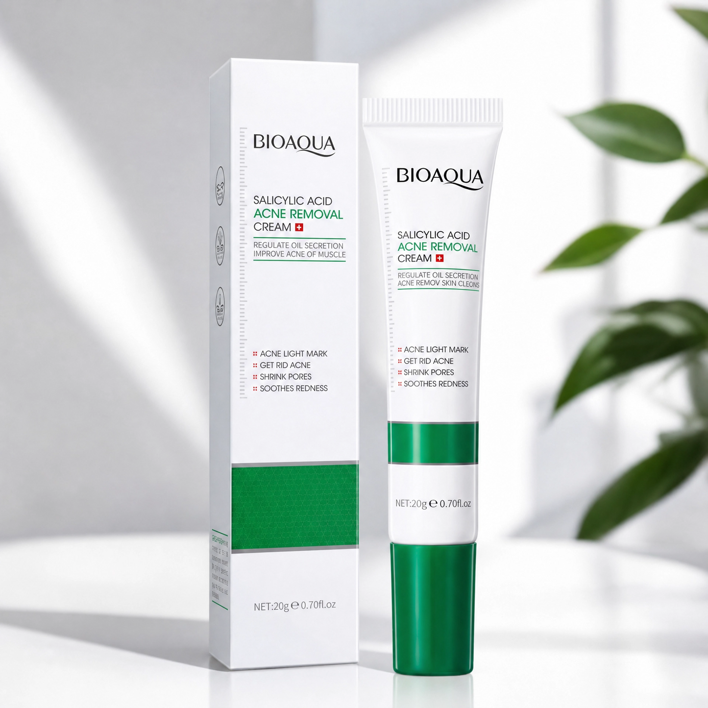 Creme Facial Bioaqua Ácido Salicílico Controle de Oleosidade e Acne