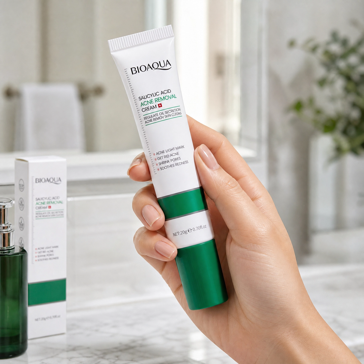 Creme Facial Bioaqua Ácido Salicílico Controle de Oleosidade e Acne