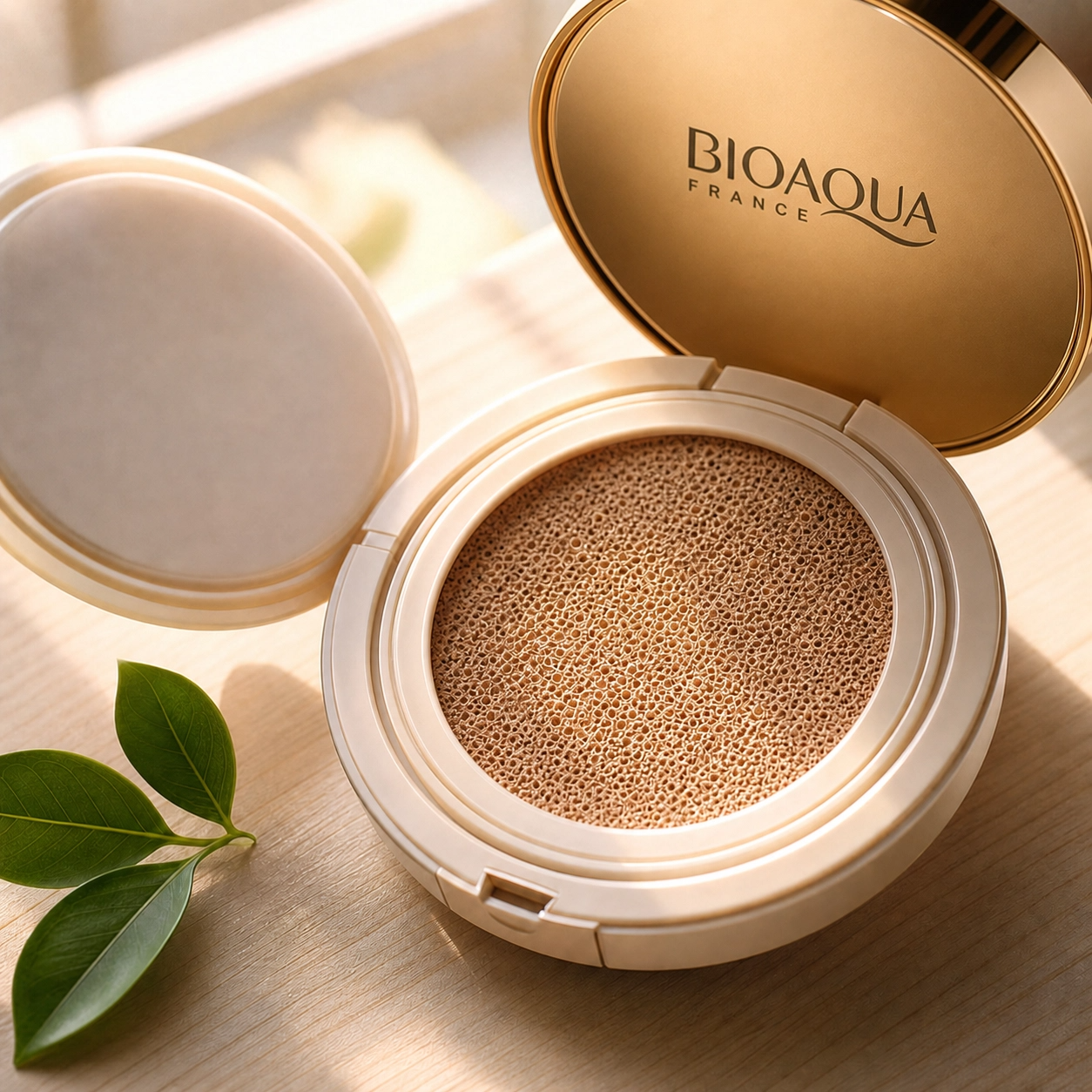 Bioaqua Base Corretiva Cushion Coreana com Esponja Aplicadora