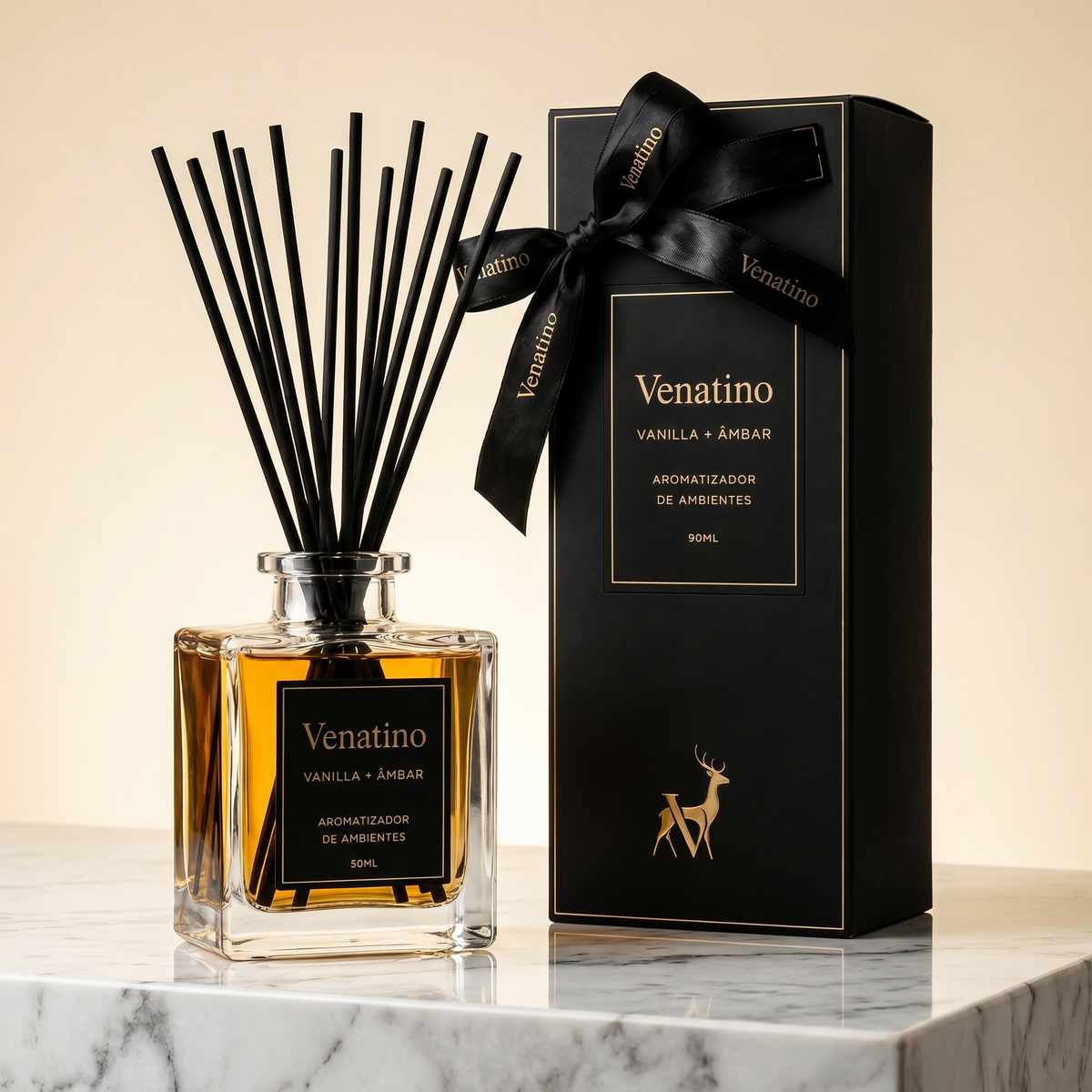 Difusor de Ambiente Venatino Vanilla & Âmbar 90ml