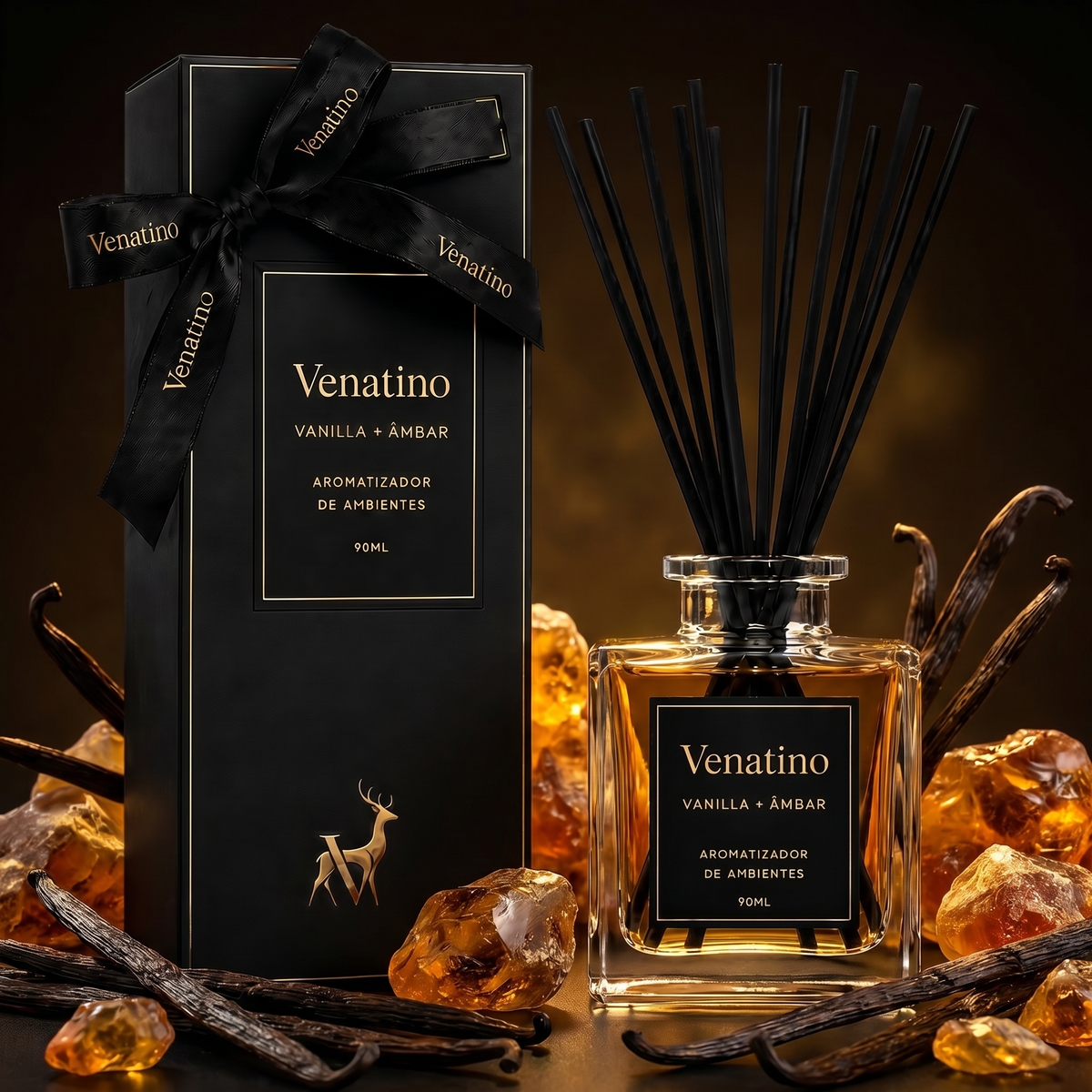 Difusor de Ambiente Venatino Vanilla & Âmbar 90ml