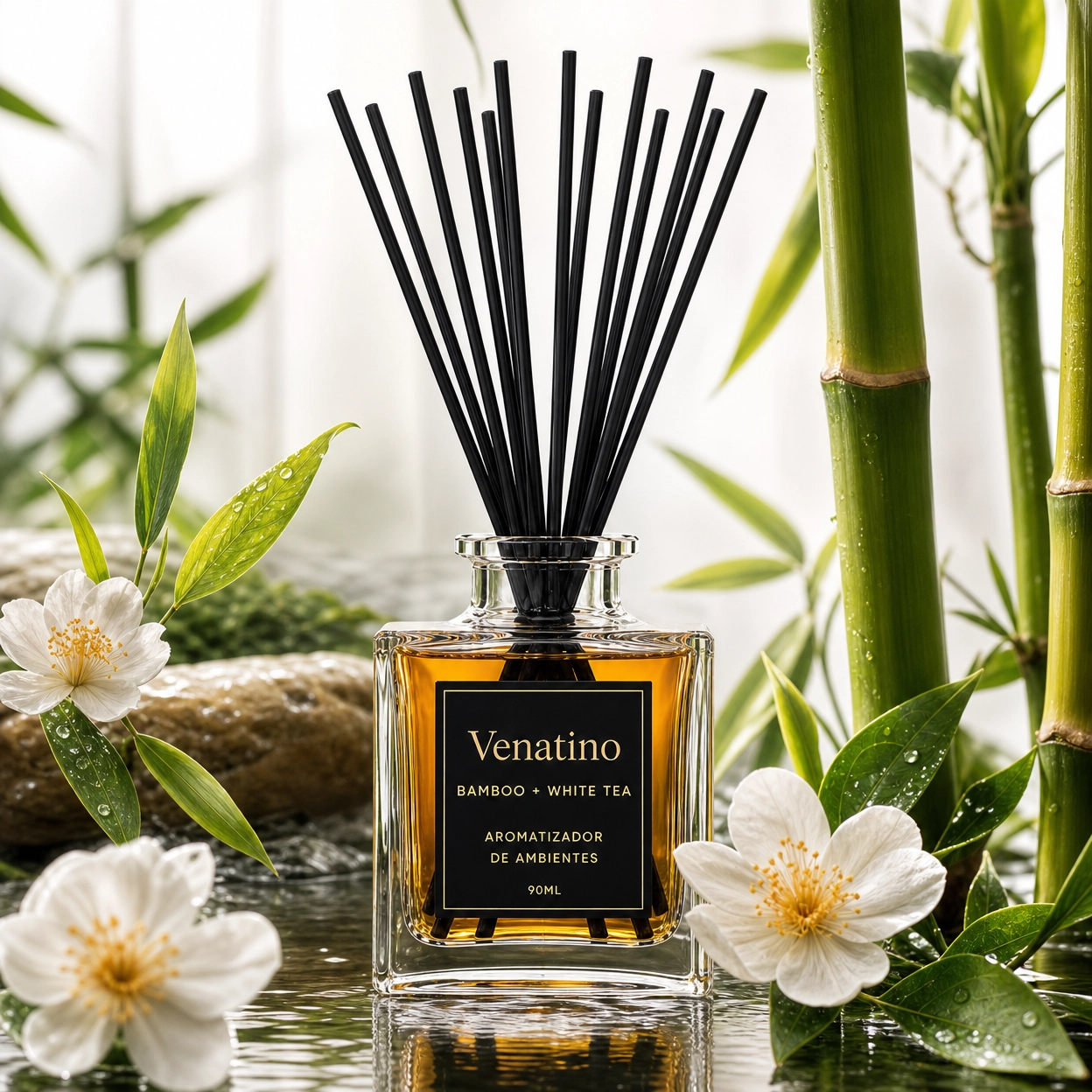 Difusor de Ambiente Venatino Bamboo & White Tea 90ml