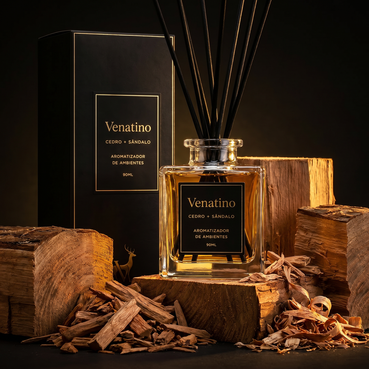 Difusor de Ambiente Venatino Cedro & Sândalo 90ml